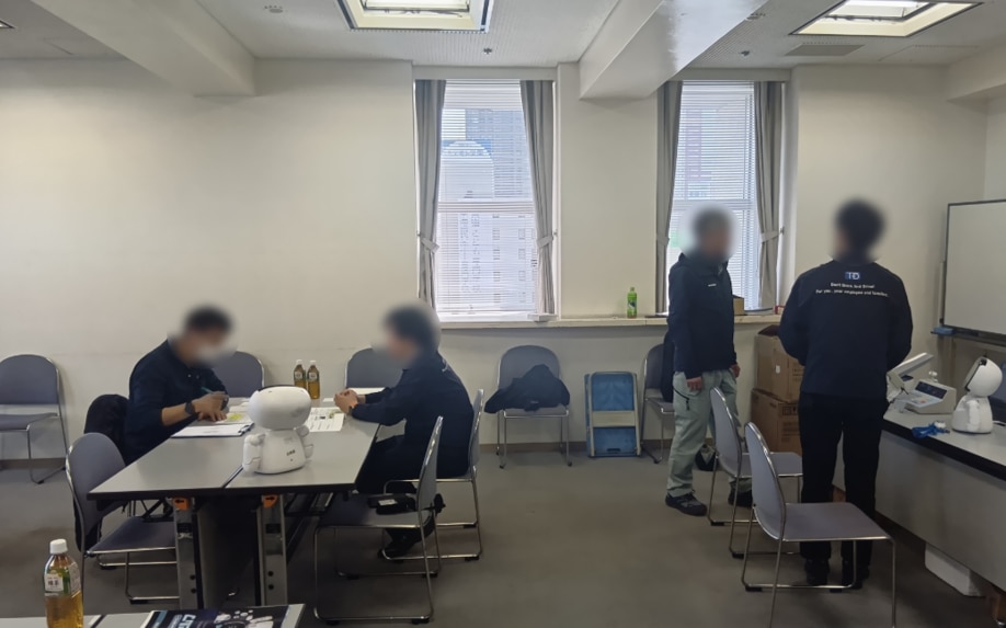 自動点呼実機体験会の様子⑧