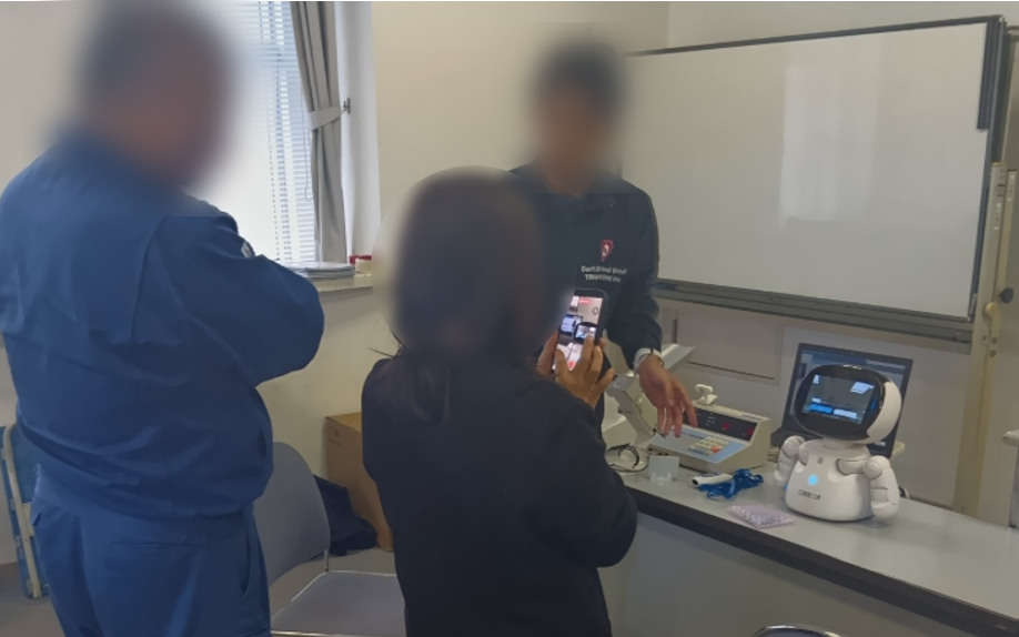 自動点呼実機体験会の様子⑨