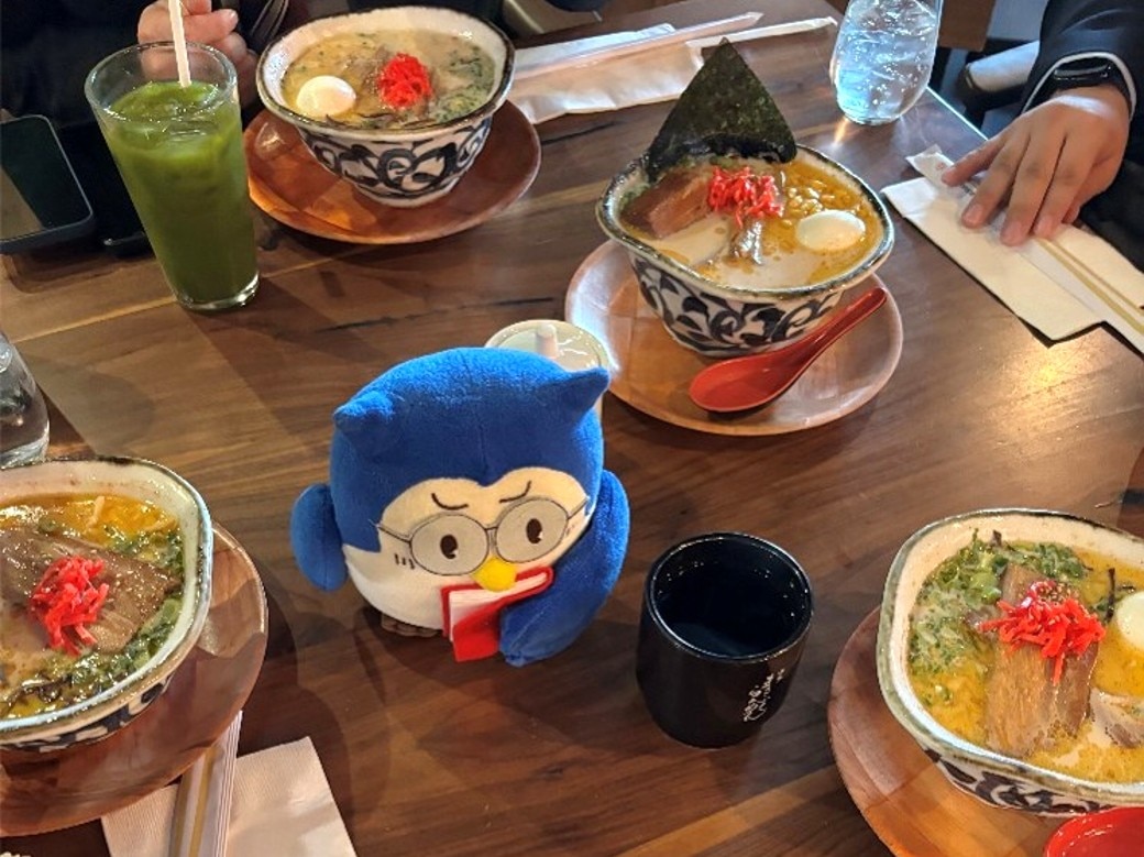 Box社訪問前に食べたラーメン(約1,500円)