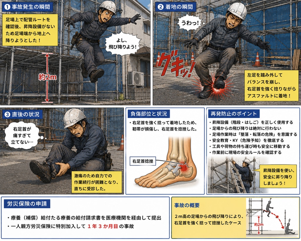 一人親方の労災事故