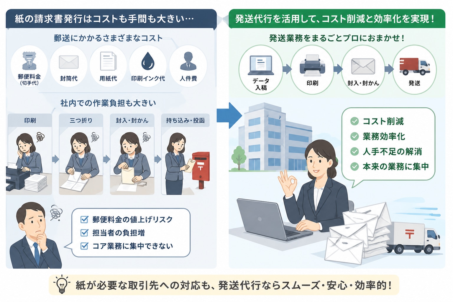 請求書発行アウトソーシング
