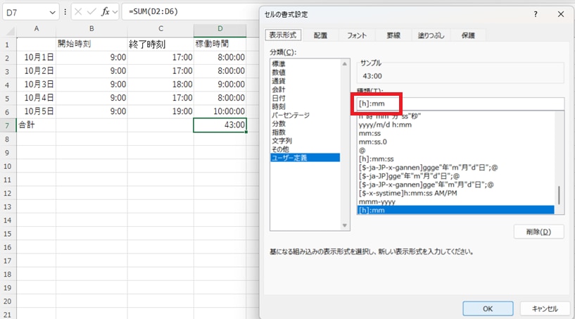 表示形式