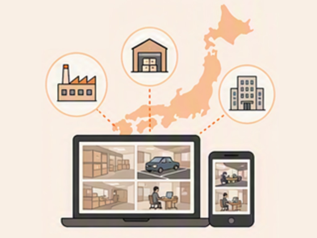 工場・倉庫・オフィスなどの遠隔監視を実現したい