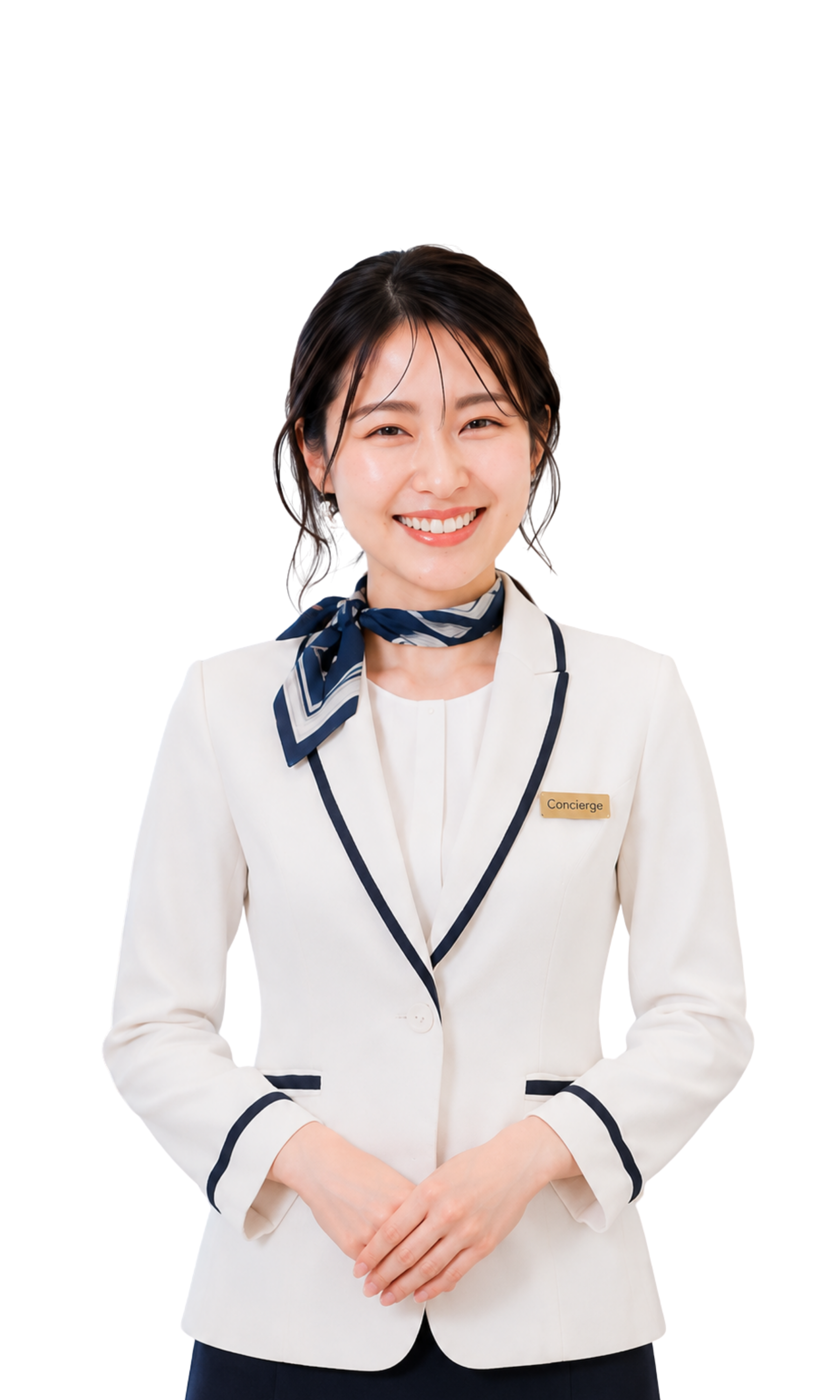 寮について案内する寮コンシェルジュ