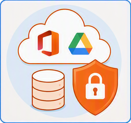 Microsoft 365やGoogle Workspaceへのデータ保存を徹底したい