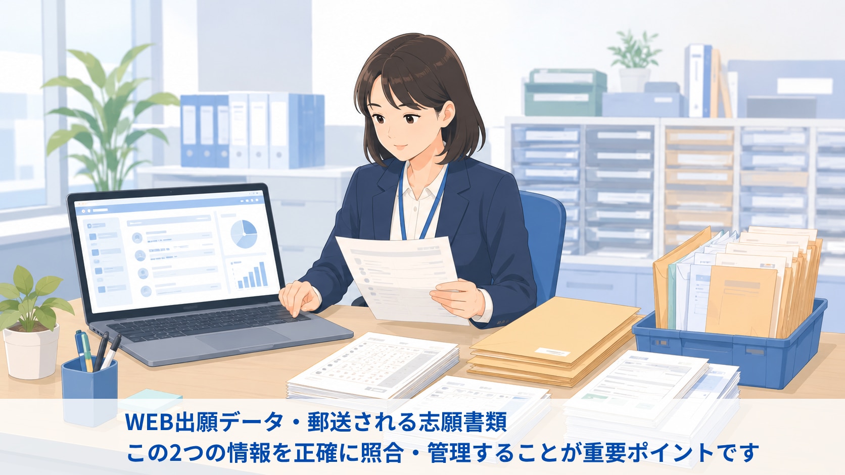 願書受付業務ブログ挿絵