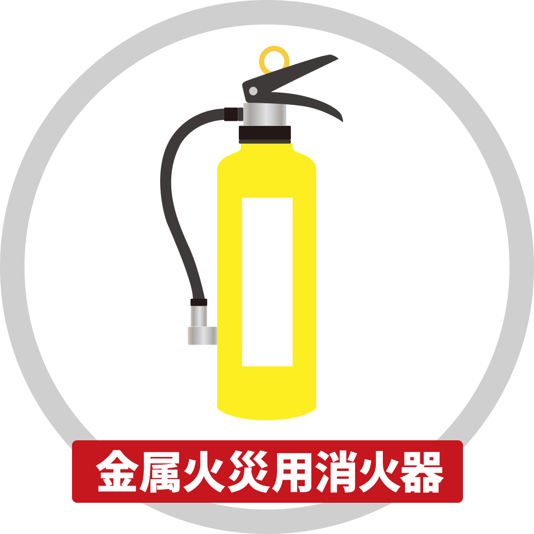金属火災用消火器