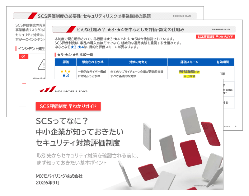 SCS評価制度 早わかりガイド DL資料サムネイル