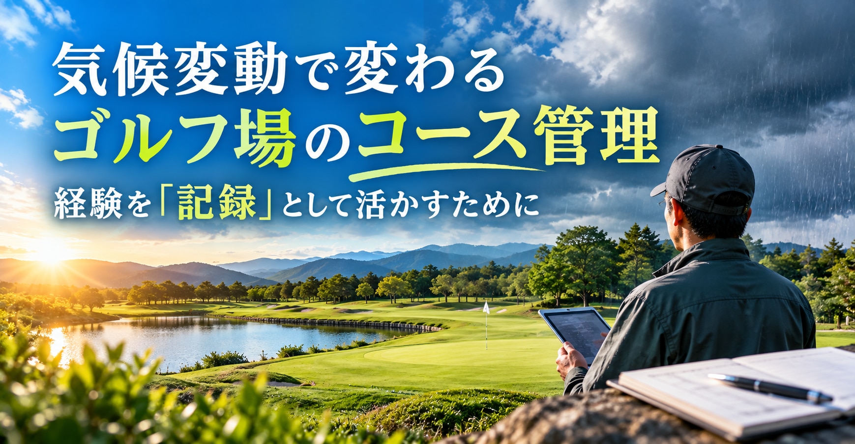 気候変動で変わるゴルフ場のコース管理