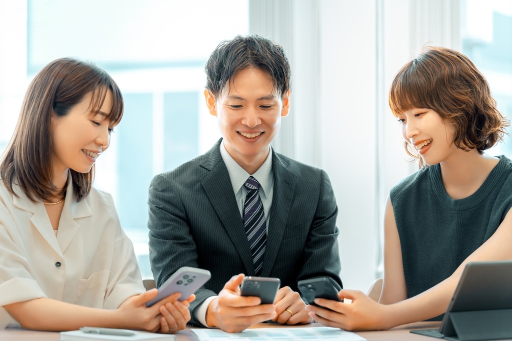 企業方針に合わせたメニュー表示