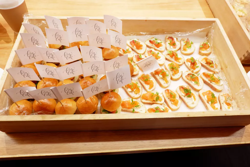 セミナーで提供された軽食