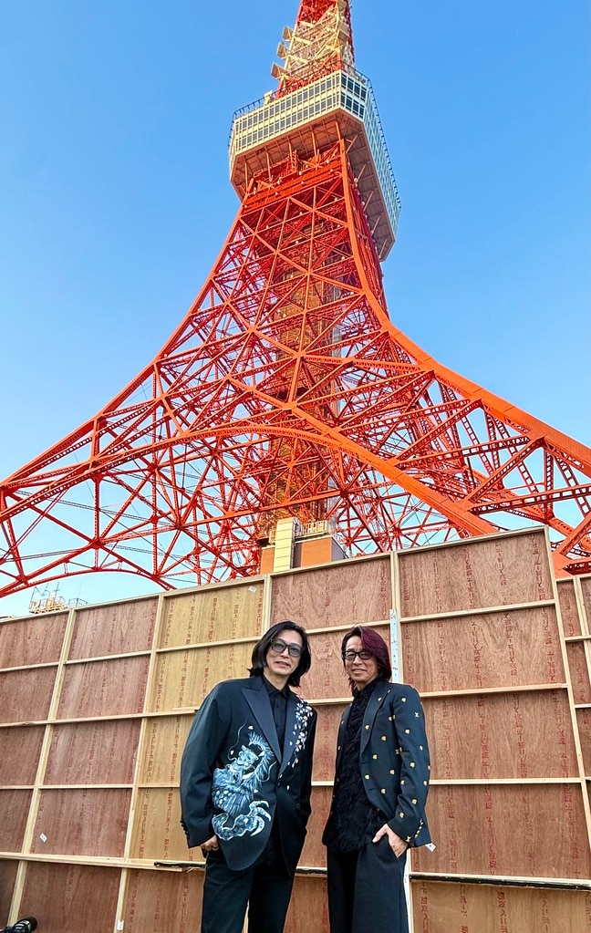 波多晋_横山宗生_着物タキシード_東京タワー