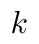 \(k\)