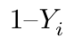 \(1 – Y_i\)