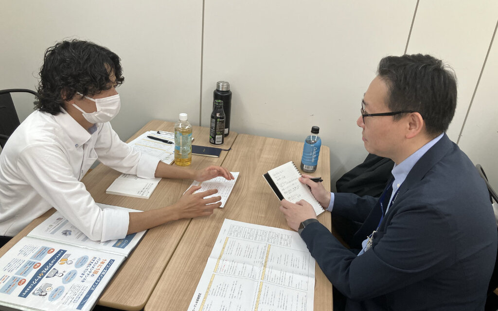 受付研修：保証サービスのご案内に関するロープレ