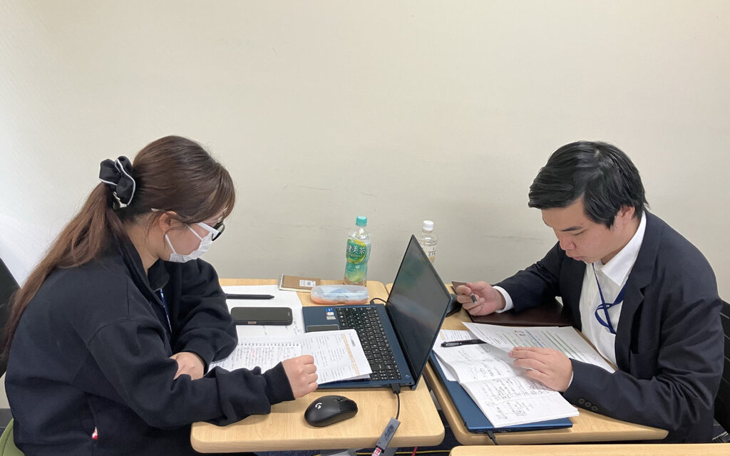 受付研修：パソコンのお預かりに関するロープレ