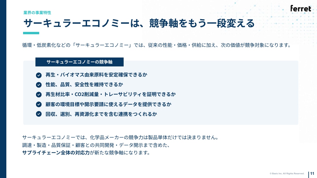 サーキュラーエコノミーは、競争軸をもう一段変える