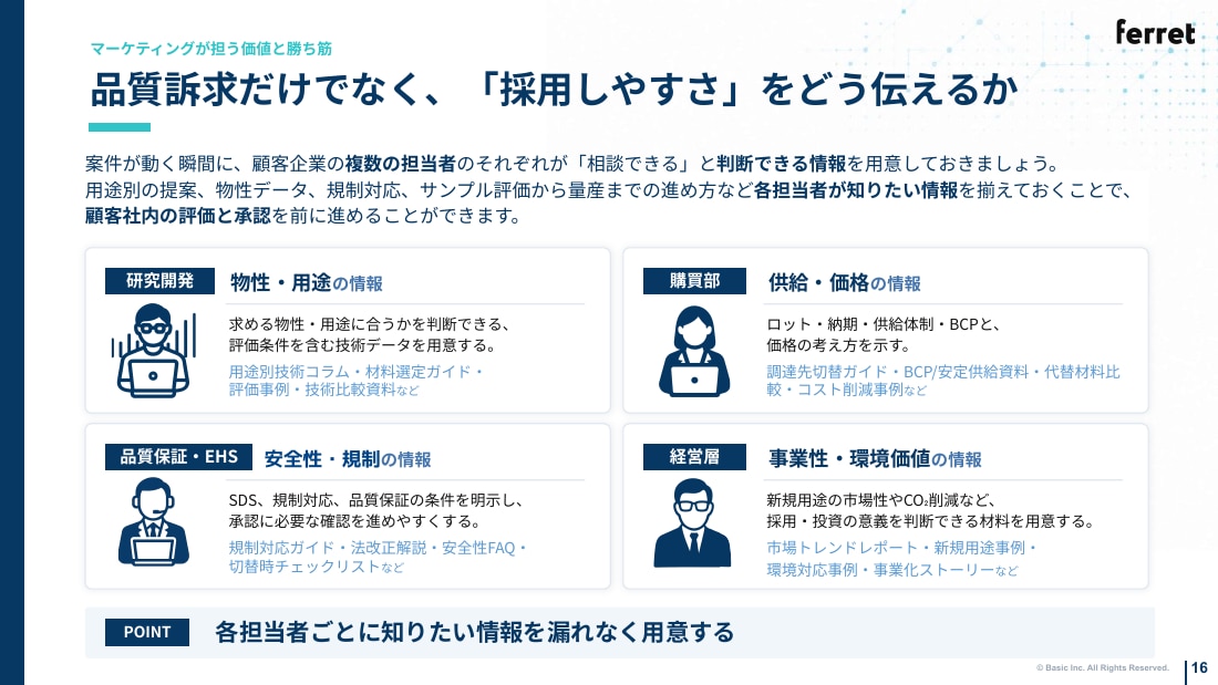 品質訴求だけでなく、「採用しやすさ」をどう伝えるか