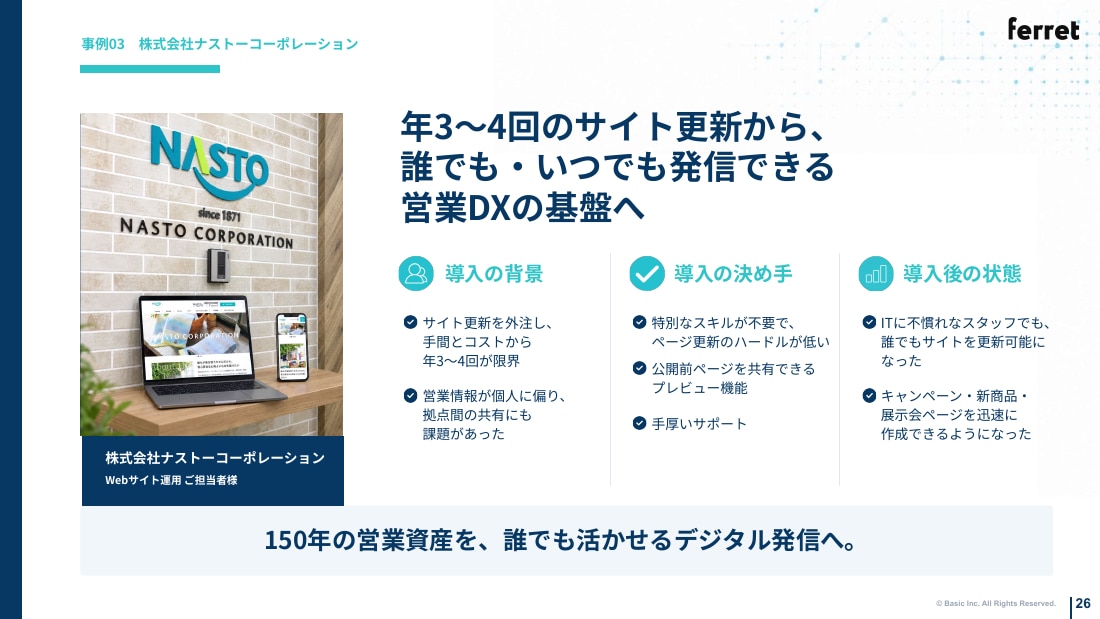 事例03 株式会社ナストーコーポレーション