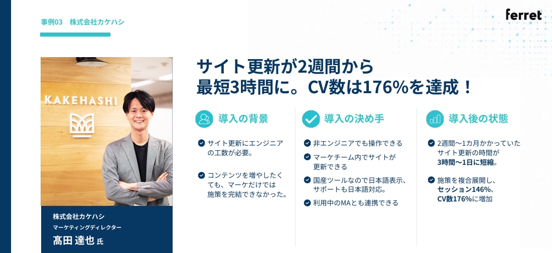 事例03 株式会社カケハシ