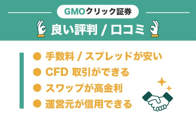 GMOクリック証券（FXネオ）の良い評判・口コミ