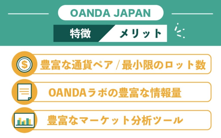 OANDA JAPAN(オアンダジャパン)の特徴｜使うメリットはある？
